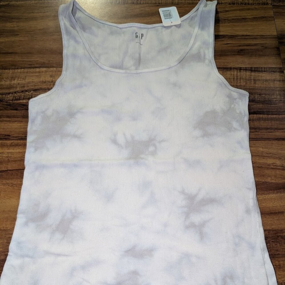 GAP tie dye tank grey